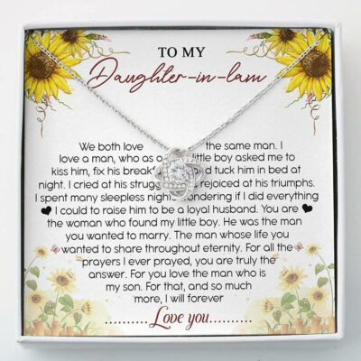 Daughter-in-law Necklace, To My Daughter-in-Law Necklace Gifts – Gift For Daughter In Law