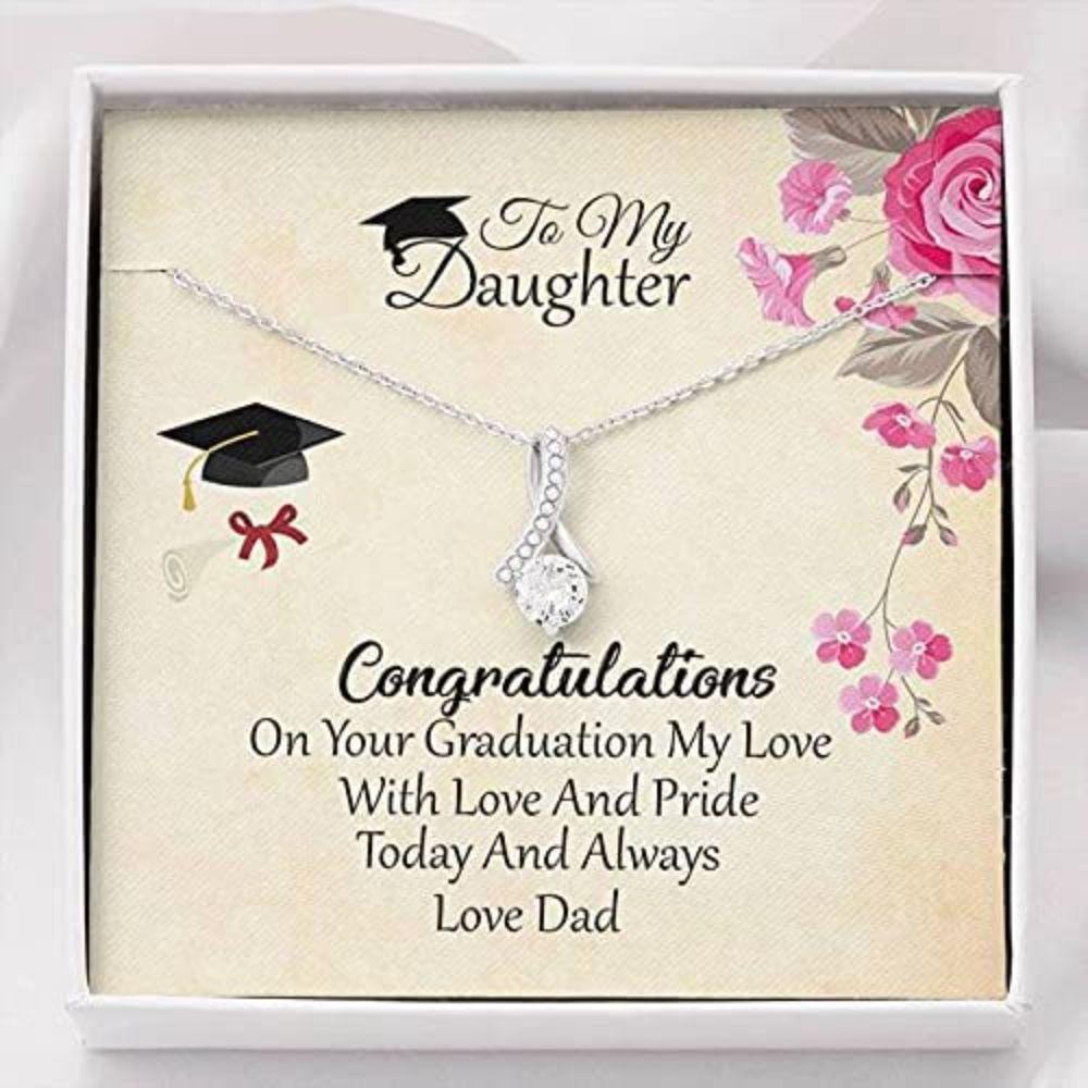 Daughter Necklace, To My Daughter Necklace, Gift For Daughter From Dad Love Always