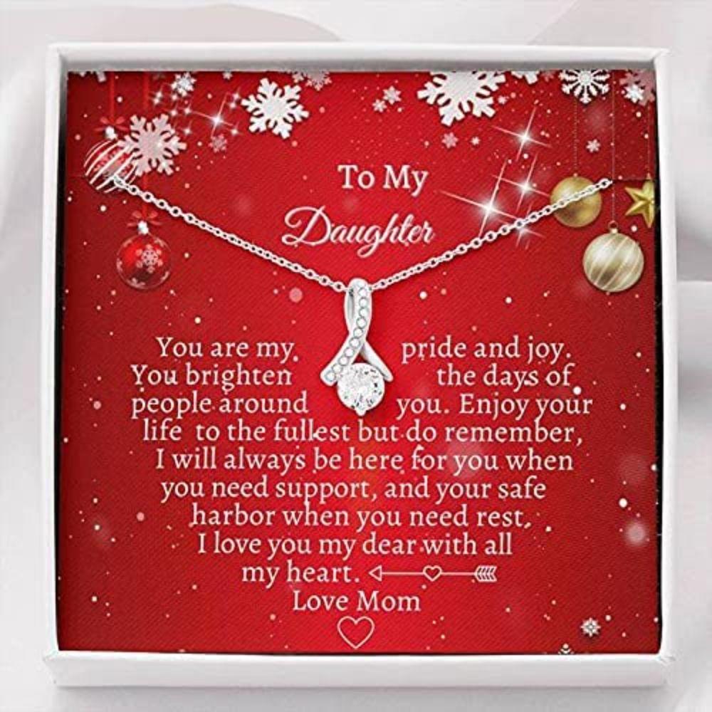 Daughter Necklace, To My Daughter Necklace Gift For Daughter From Mom Love Always