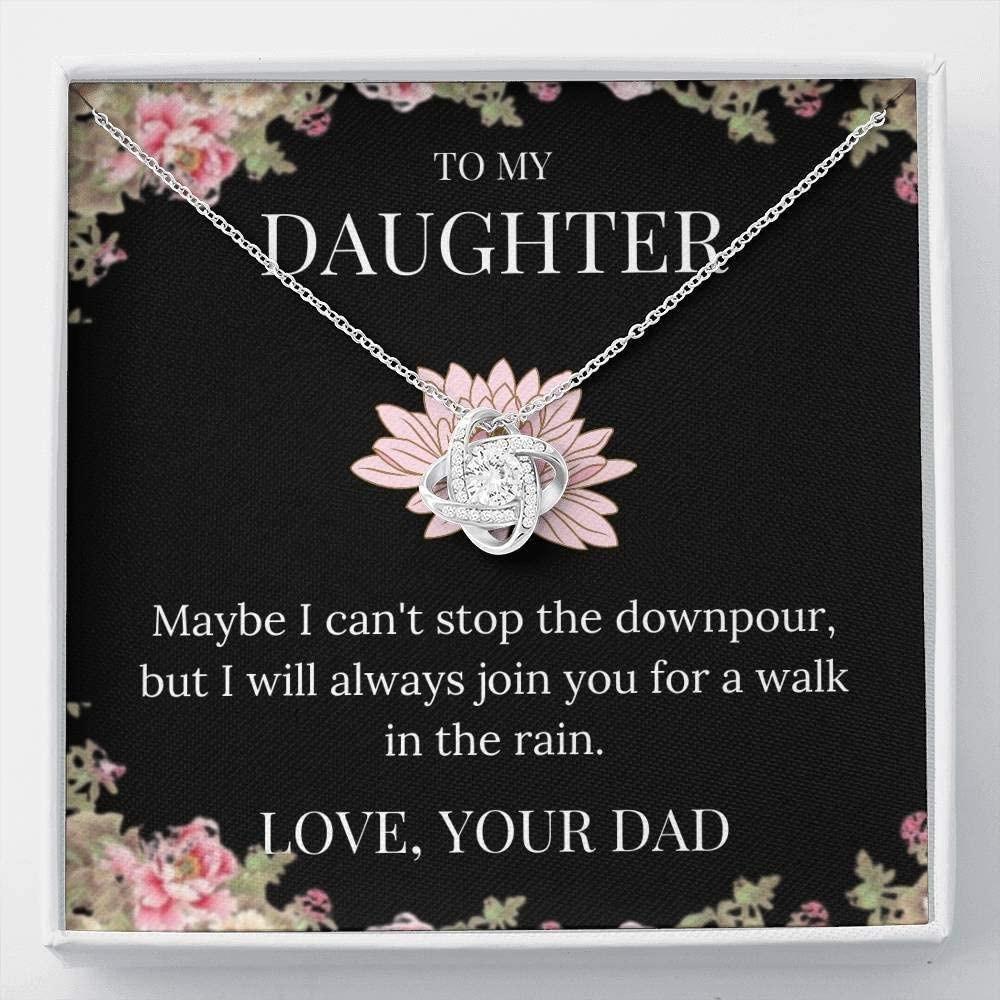 Daughter Necklace, To my daughter necklace gift - maybe i can't