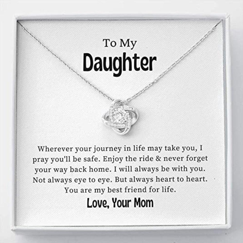 Daughter Necklace, To My Daughter Necklace Gift, You Are My Best Friend Necklace Gift For Daughter