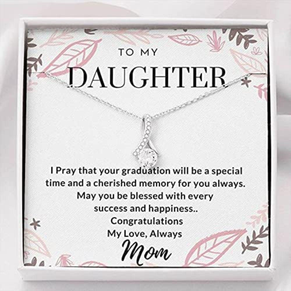 Daughter Necklace, To My Daughter Necklace Graduation Gifts For Daughter From Mom Love Alway