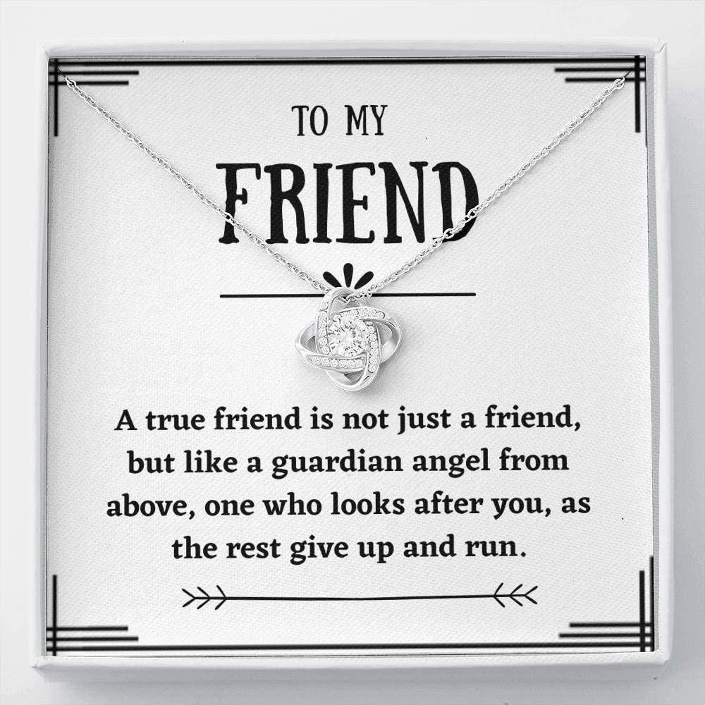 Friend Necklace, Sister Necklace, To my friend necklace gift - a true friend