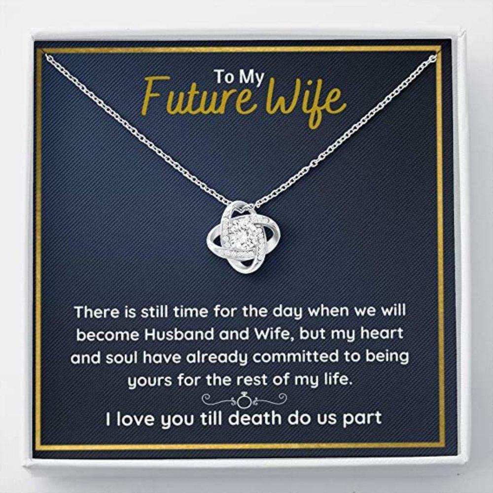Future Wife Necklace, To My Future Wife "Committed" Necklace. Gift For Fiance, Girlfriend Or Future Wife. Fiance, Girlfriend Or Future