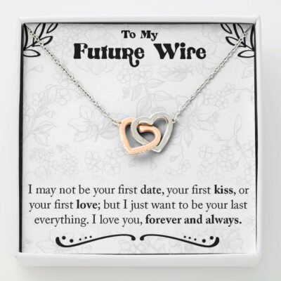 Girlfriend Necklace, Future Wife Necklace, To my future wife necklace, engagement gift for future wife, bride, fiancee