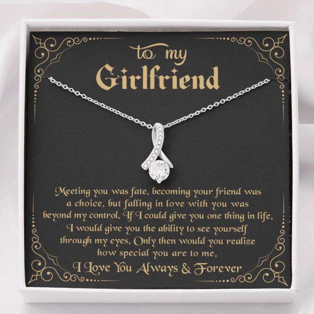 Girlfriend Necklace, To My Girlfriend Necklace Gift - How Special You Are To Me