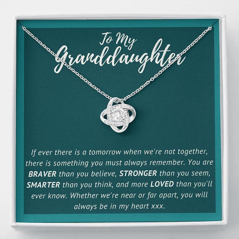 Granddaughter Necklace, To My Granddaughter Necklace Gift, Granddaughter, Sweet 16