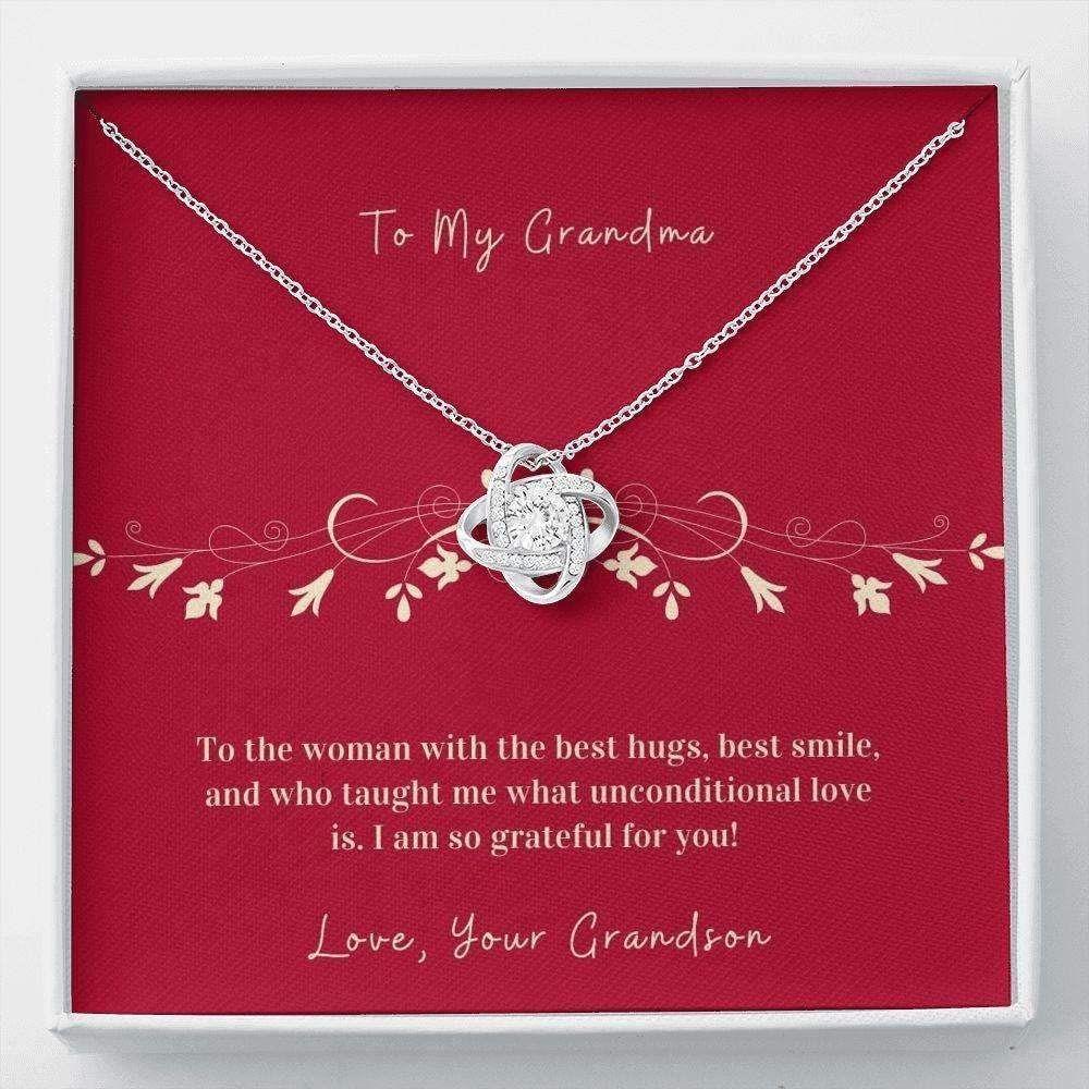Grandmother Necklace, To My Grandmother Necklace - Grandmother Gift From Grandson