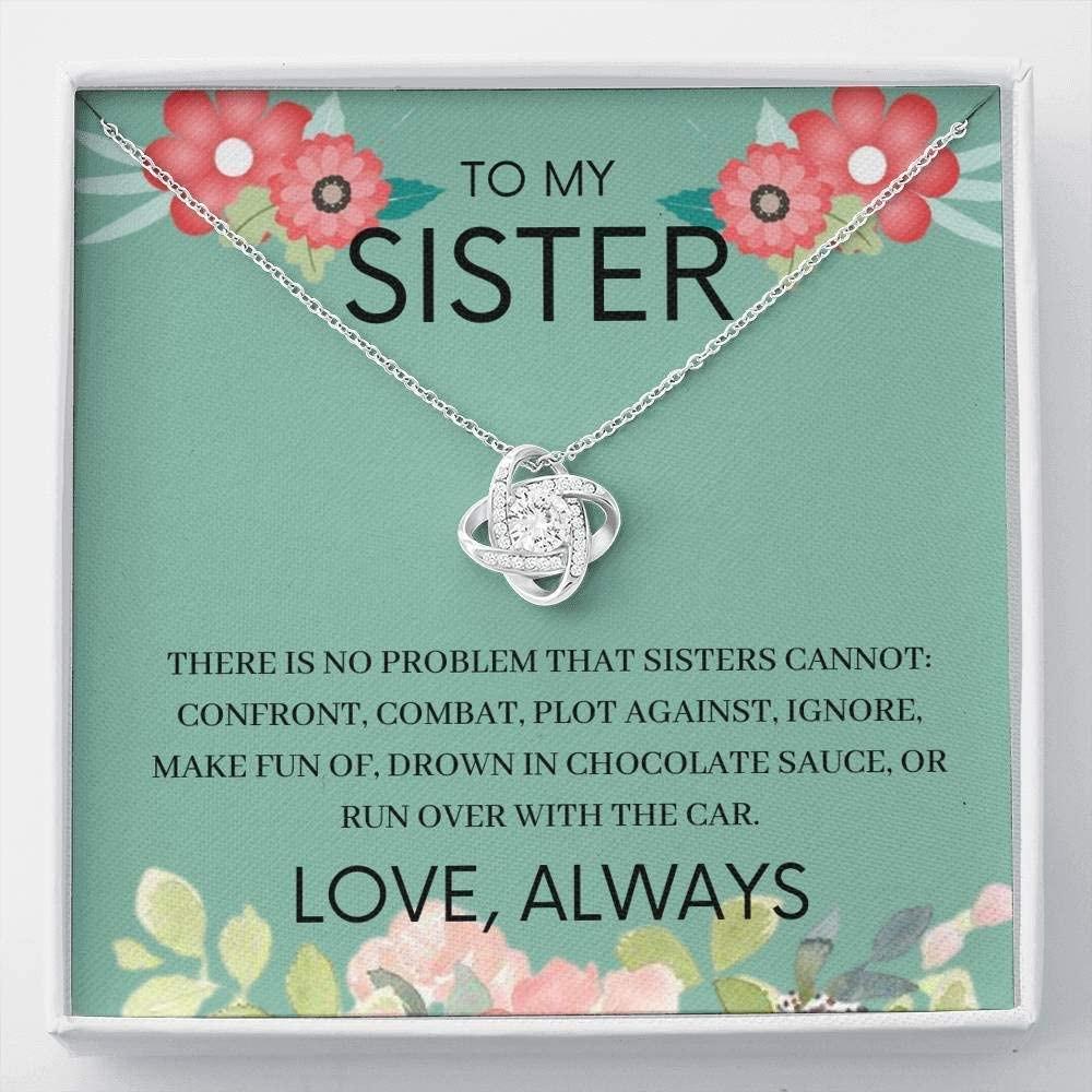 Sister Necklace, Sister Necklace, To my sister necklace gift - there is no problem