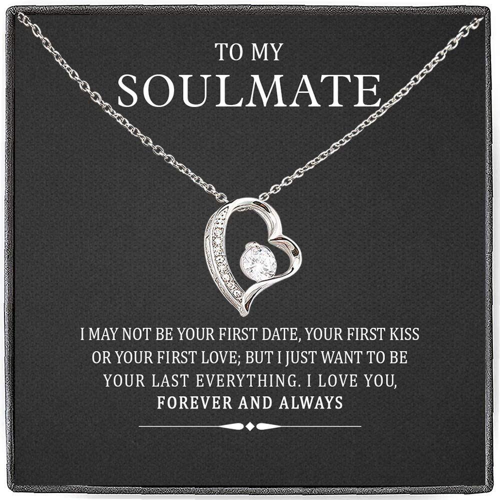 Girlfriend Necklace, Future Wife Necklace, Wife Necklace, To My Soulmate Forever Love Necklace, Gift For Your Better Half, I Love You Forever And Always