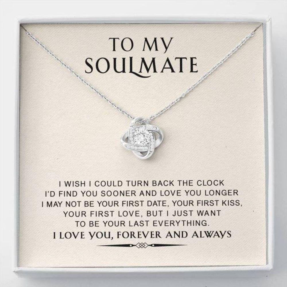 Girlfriend Necklace, Wife Necklace, To My Soulmate Necklace Gift - Valentine Gift For Wife Future Wife Girlfriend