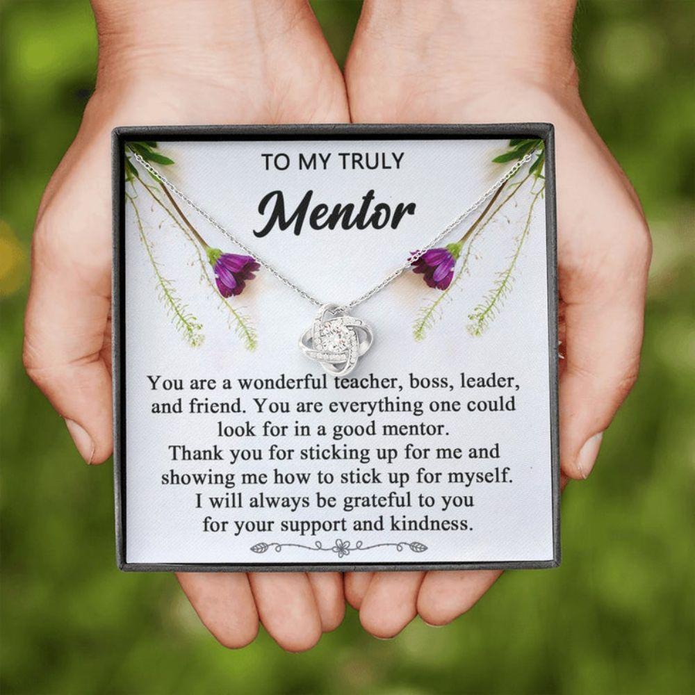 To My Truly Mentor Necklace, Mentor Gift, Thank You Gift, Appreciation Gift