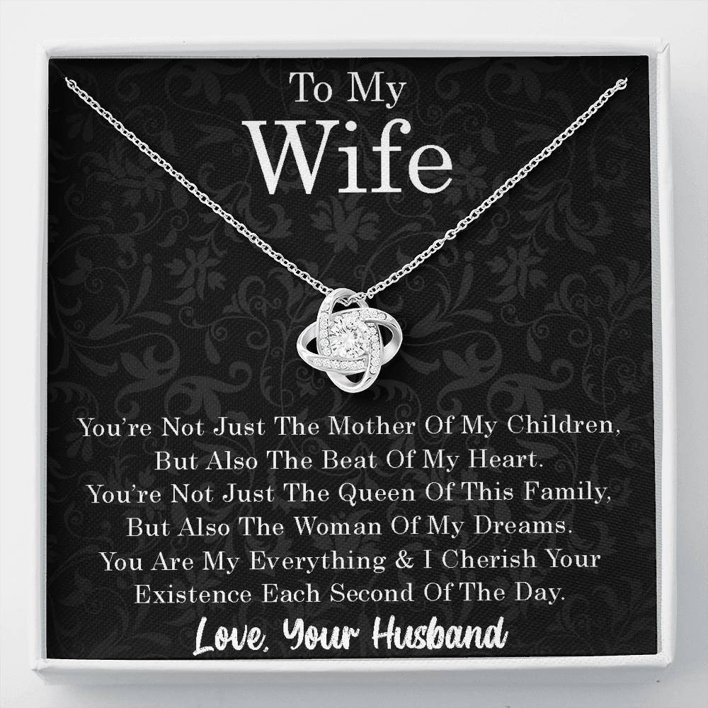 Wife Necklace, To my wife necklace - anniversary gift for wife, birthday gift for her