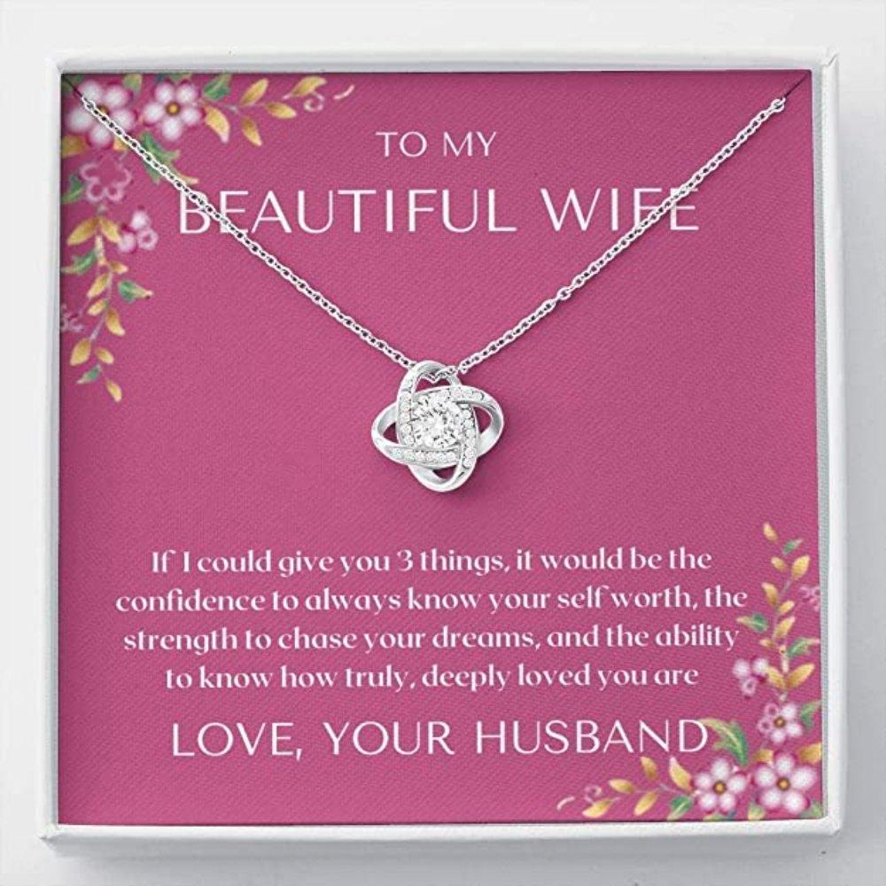Wife Necklace, To my wife necklace gift - if i could give you - necklace gift just for her