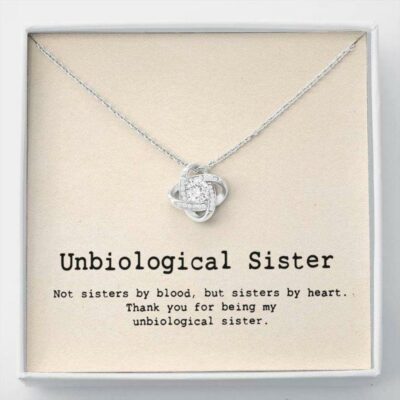 Sister Necklace, Unbiological Sister Necklace – Best Friend Soul Sister Sister-in-law Gift