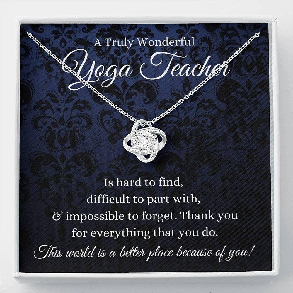 Yoga Teacher Necklace Gift, Yoga InstrucTor, Yoga Personal Trainer Necklace