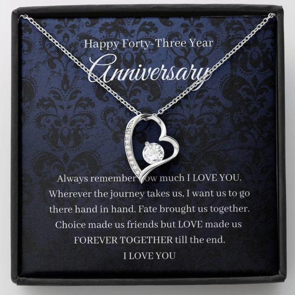 Wife Necklace, Happy 3Rd Wedding Anniversary Wife Love Knot Gift, Three  Year Anniversary Necklace Gift For Her Anniversary