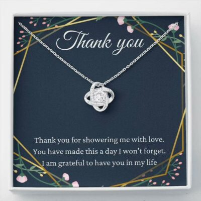 Baby Boy Shower Hostess Necklace Thank You Gift, Baby Girl Shower Host Gifts