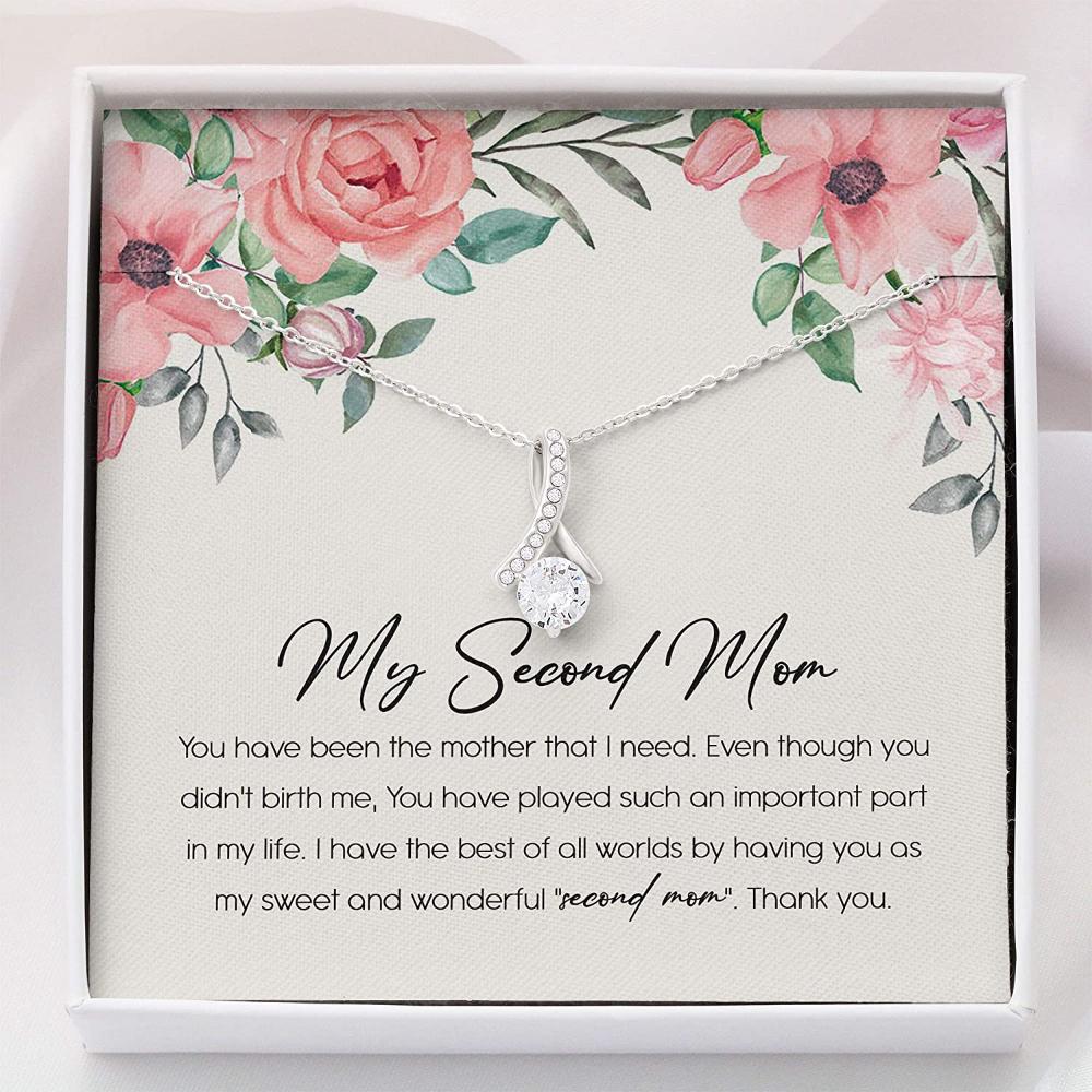Mom Necklace, Mom Necklace - Gift For Mom Stepmom Bonus Mom Necklace
