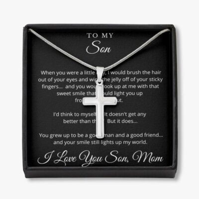 Son Necklace, Graduation Gift For Son From Mom, Keepsake Gift Necklace