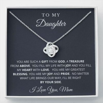 My Daughter Poem Necklace, Gift 