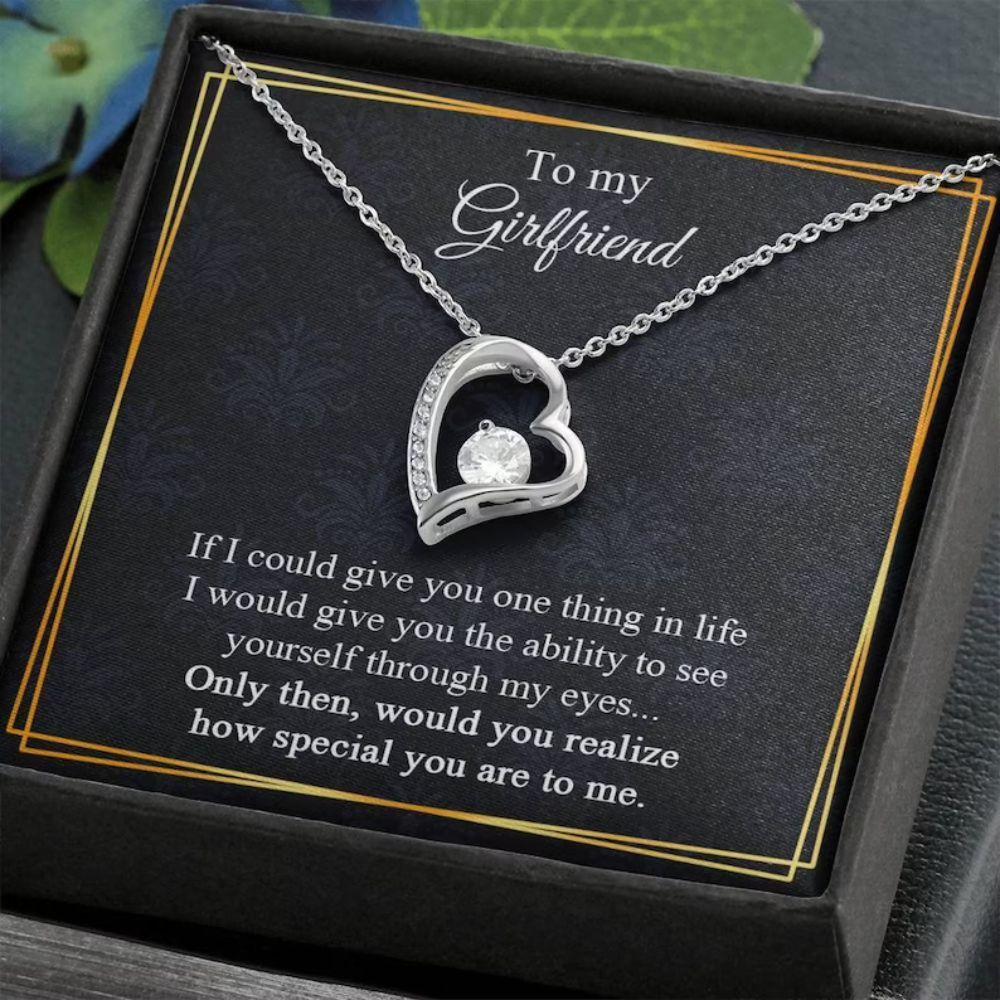 Girlfriend Necklace, To My Girlfriend Necklace, Gift For Her, Necklace For Girlfriend, Valentine Gift