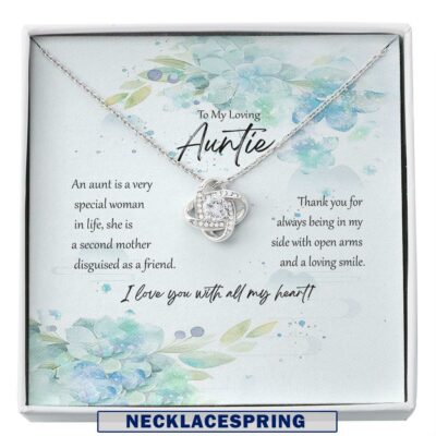 Aunt Necklace, Sweet Auntie Necklace GiftAuntie Necklace Message Card Gift Best Aunt Keepsake Auntie Christmas