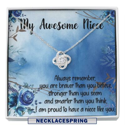 Niece Necklace, To My Niece Necklace Gift, Necklace for Niece, Birthday Necklace for Niece, Gift from Aunt-