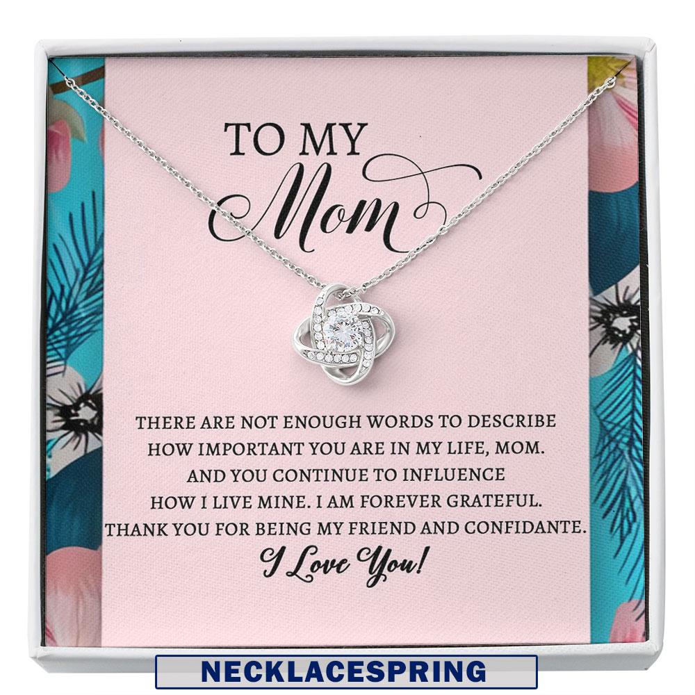 Mom Necklace, To My Mom Necklace Gift, Necklace For Mom, Mother's Day Gift, Gift For Mother Custom Necklace