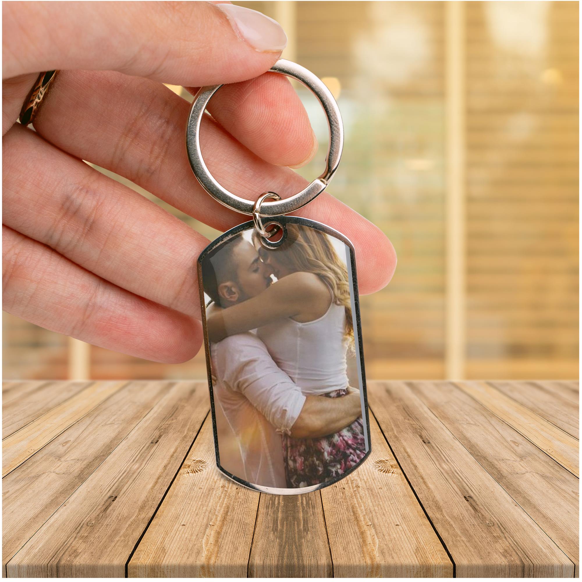 Custom Photo Keychain, Drive Safe Keychain, I Need You Here With Me,  Picture Keychain, Gift For Long Distance Boyfriend, Personalized Metal  Keychain For Girlfriend - Necklacespring