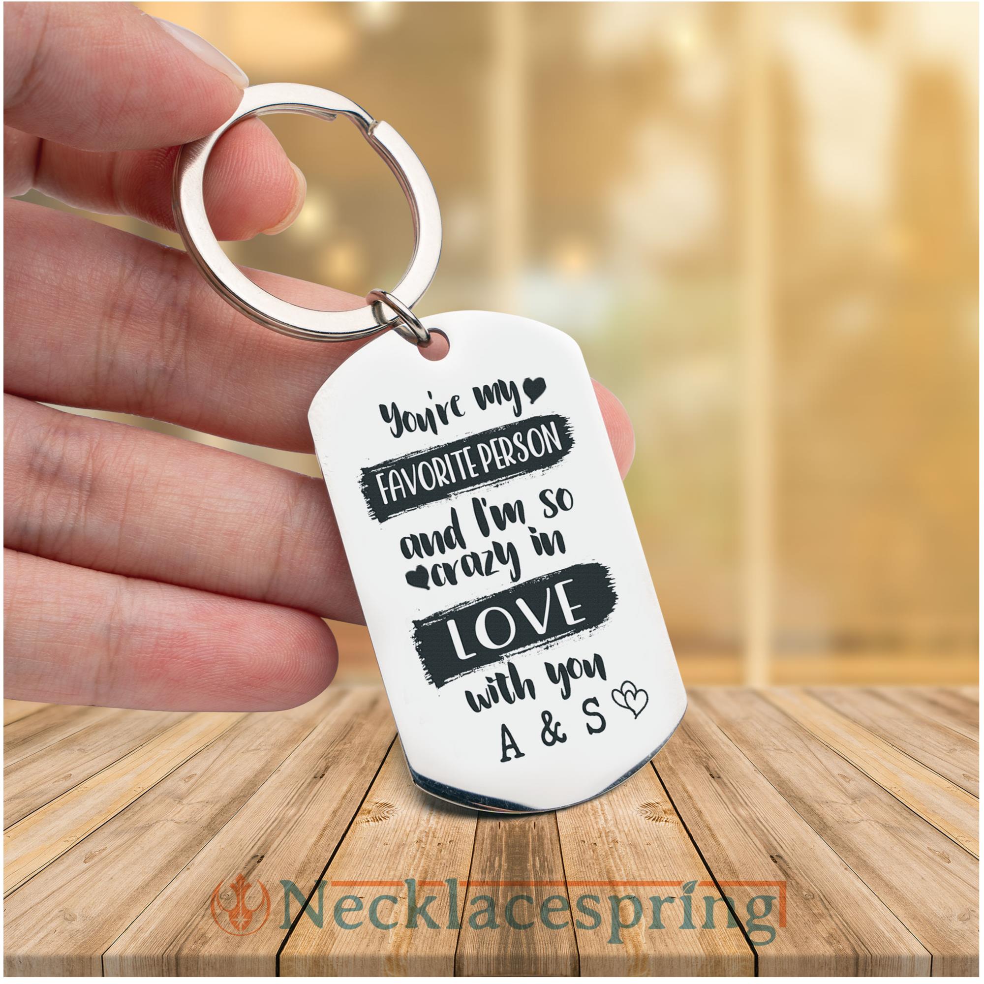 Custom Engraved Personalized Metal Keychain