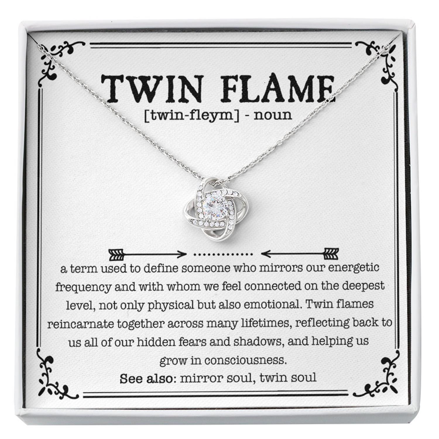 Sister Necklace, Sentimental Twin Flame Necklace, Twin Flame Jewelry, Twin Flame Gift, To My Twin Flame, Twin Flame Spiritual Gift, Gift For Twin Flame Custom Necklace