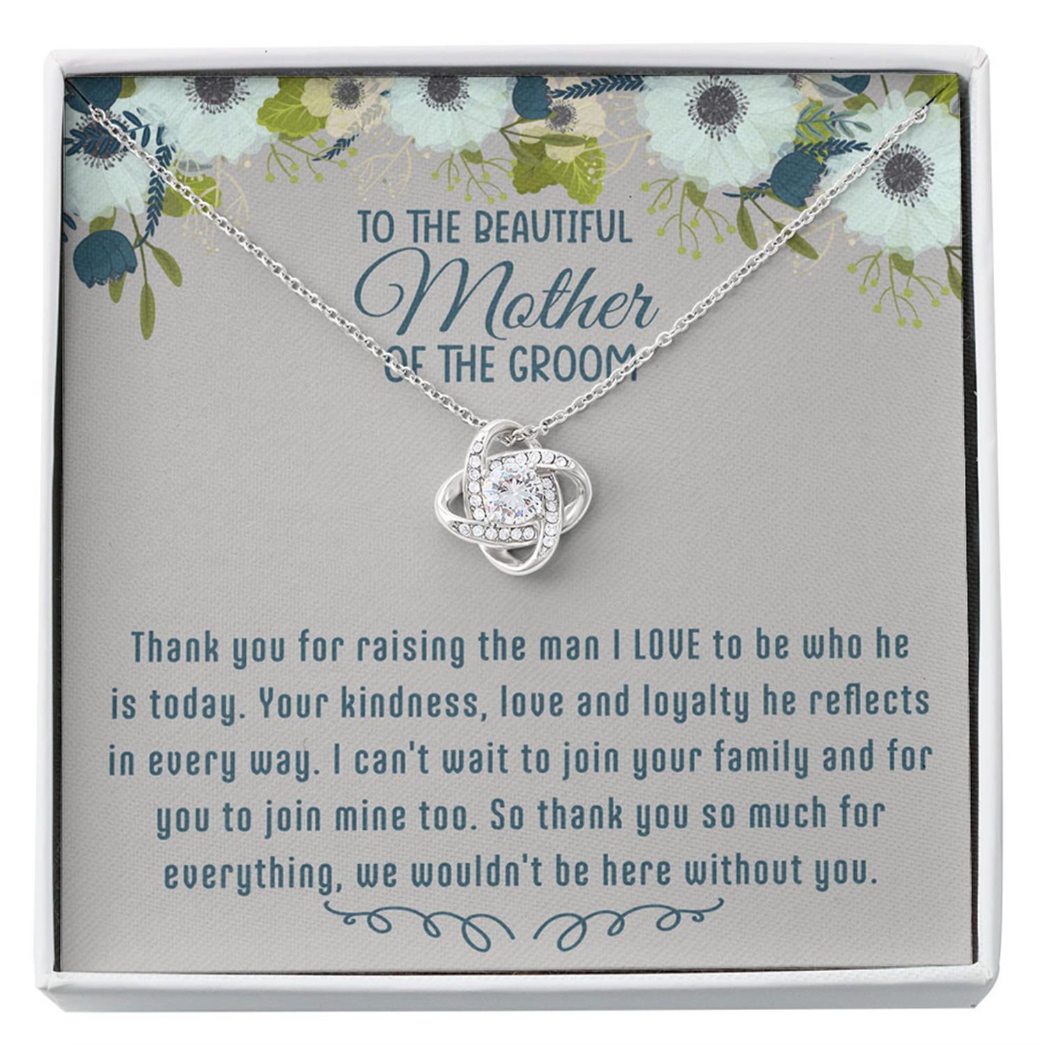 Mother-In-Law Necklace, Sentimental Mother Of The Groom Wedding Gift From Bride, Gift For Grooms Mother, Mother Of The Groom Bridal Shower Gift Custom Necklace