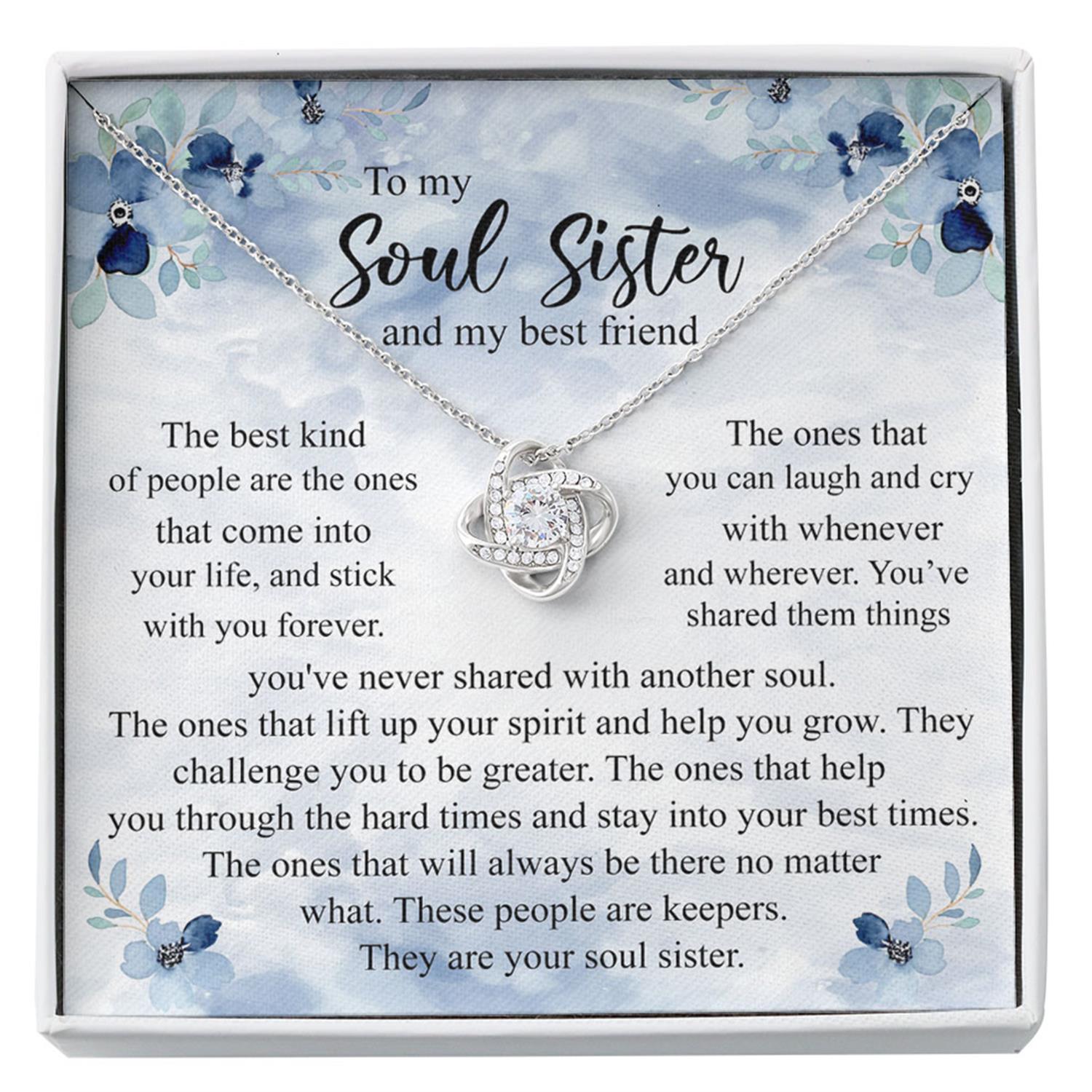 Sister Necklace, Soul Sister Necklace, Soul Sister Gift, Gift For Best Friend, Best Friend, Bestie Gift, Best Friend Gift, BFF Custom Necklace