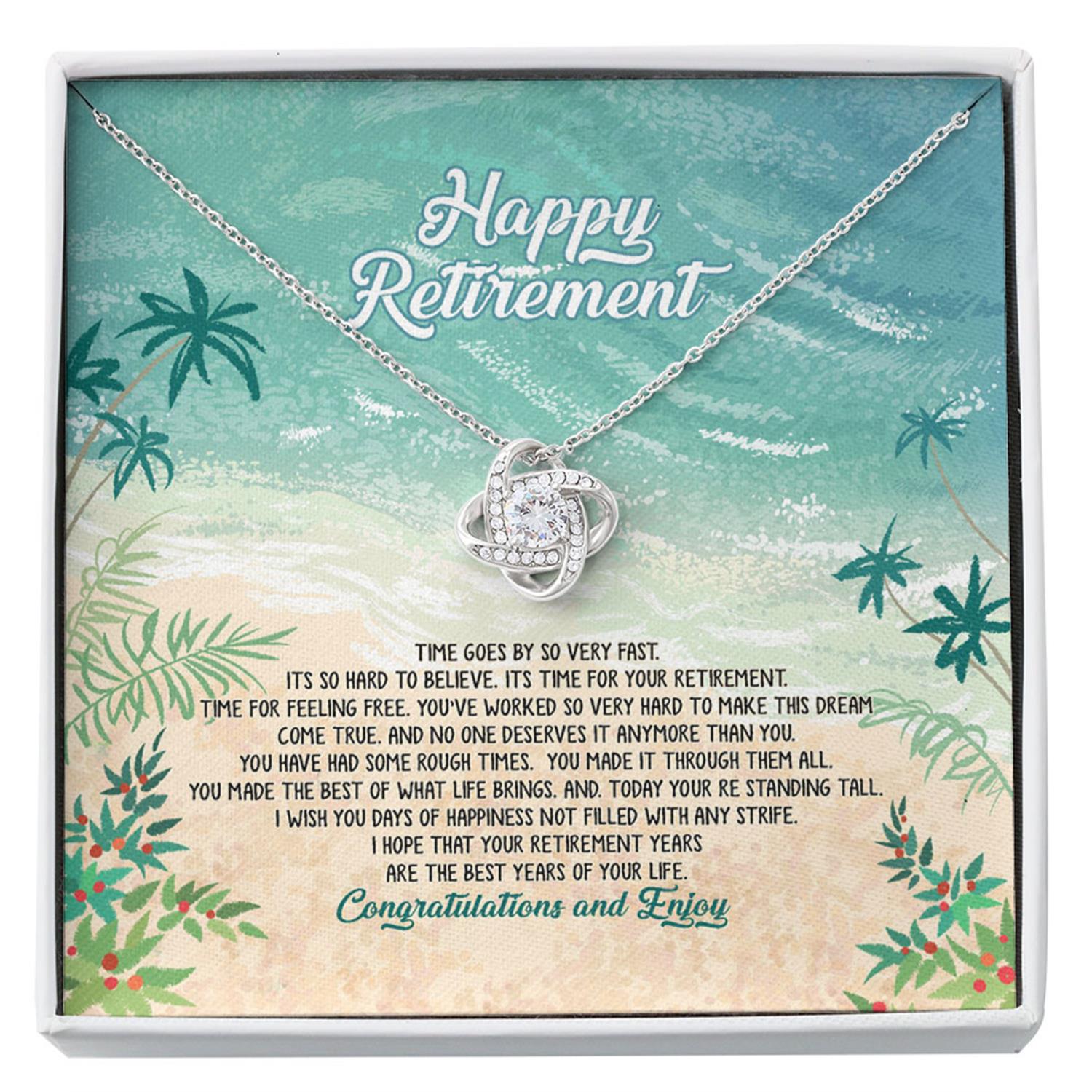 Mom Necklace, Retirement Gift For Women, Personalized Retirement Gift, Happy Retirement Necklace, Retirement Gift, Mom, Teacher, Coworker Custom Necklace