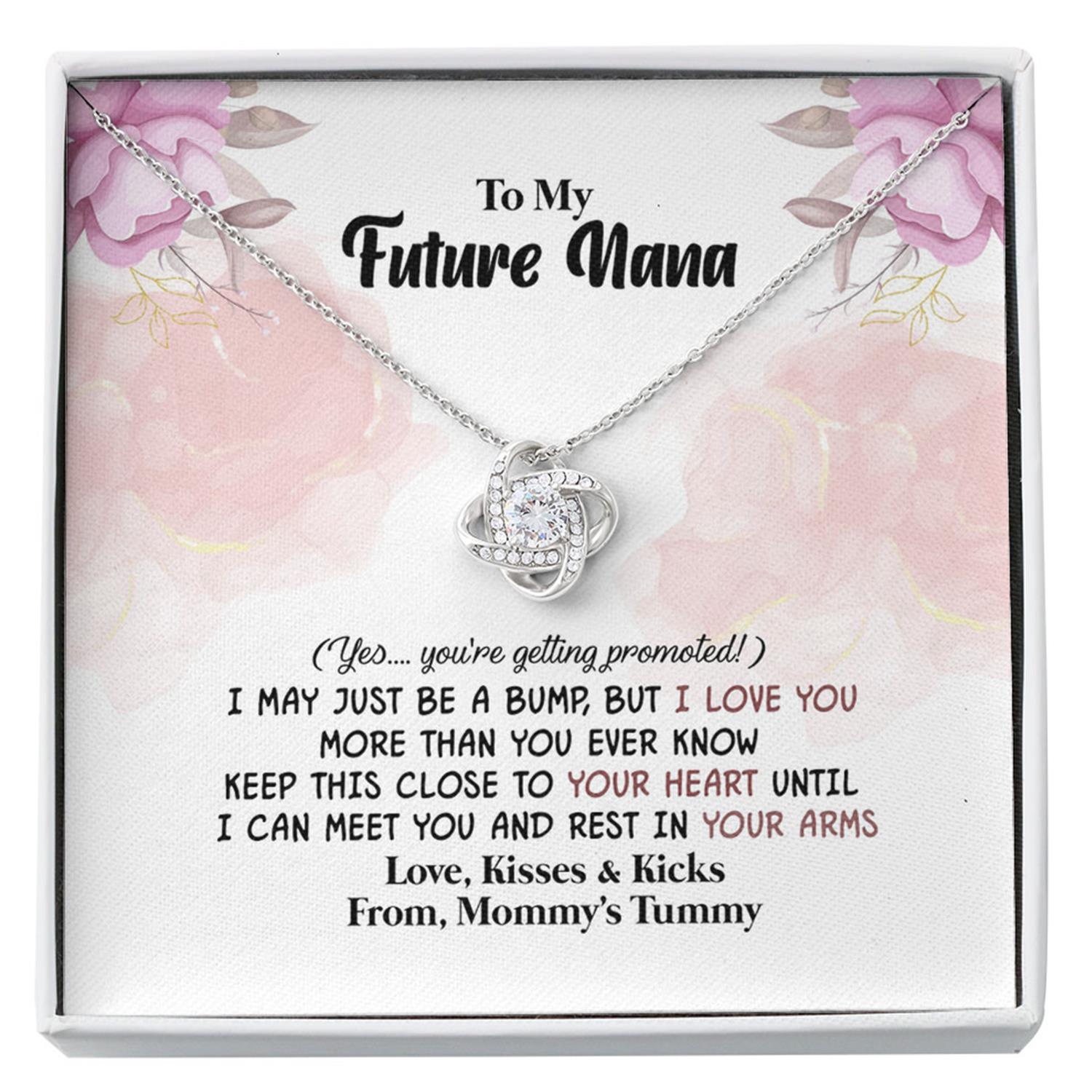 Grandmother Necklace, Baby Announcement Grandparent, New Grandma Gift, Promoted To Grandma Pregnancy Reveal Gift For New Grandmother Gift Custom Necklace