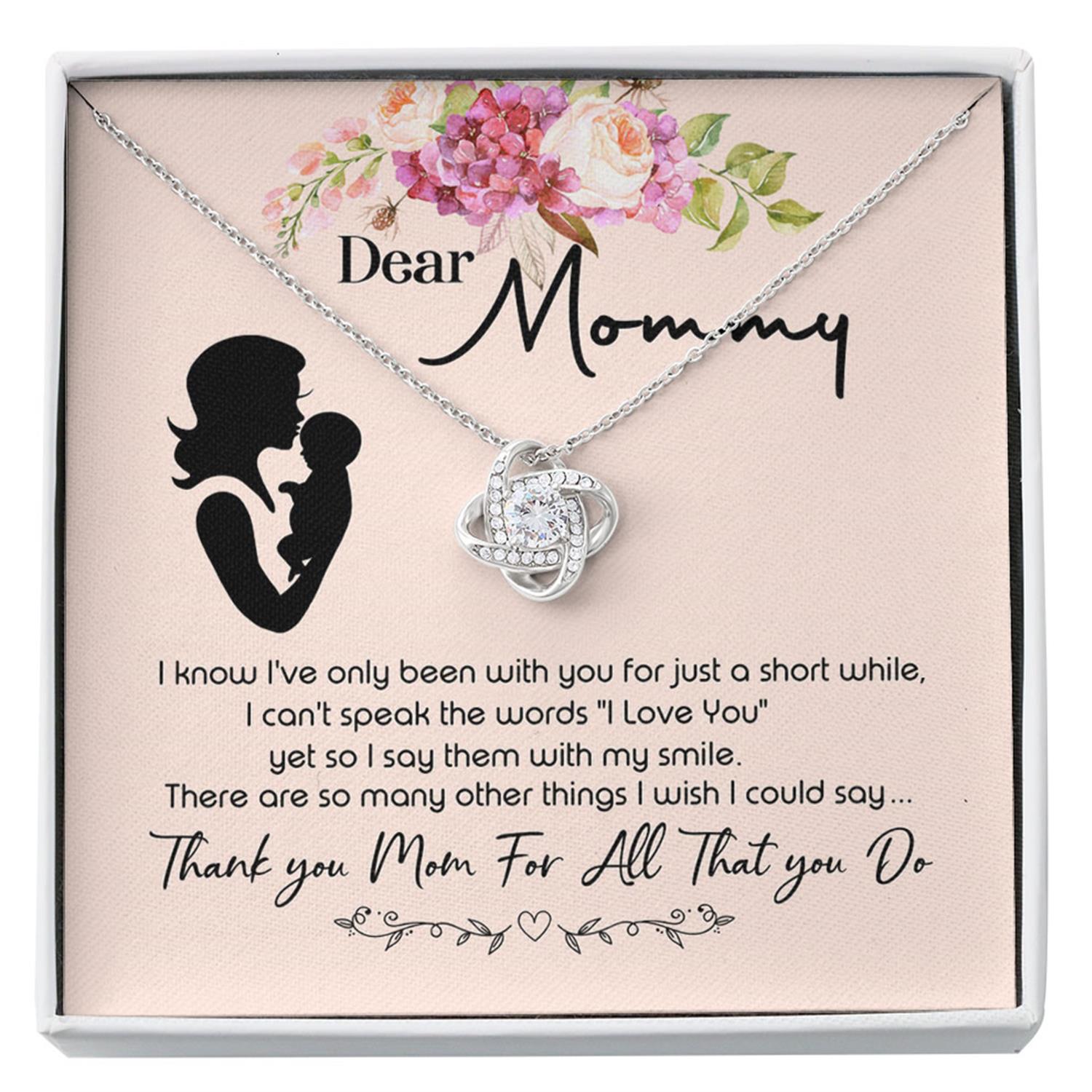 Mom Necklace, Mom Gift From Baby, Gift For New Moms After Birth, Necklace Gift From Baby To Mom, Gift For Mom From Baby Boy Or Baby Girl Custom Necklace