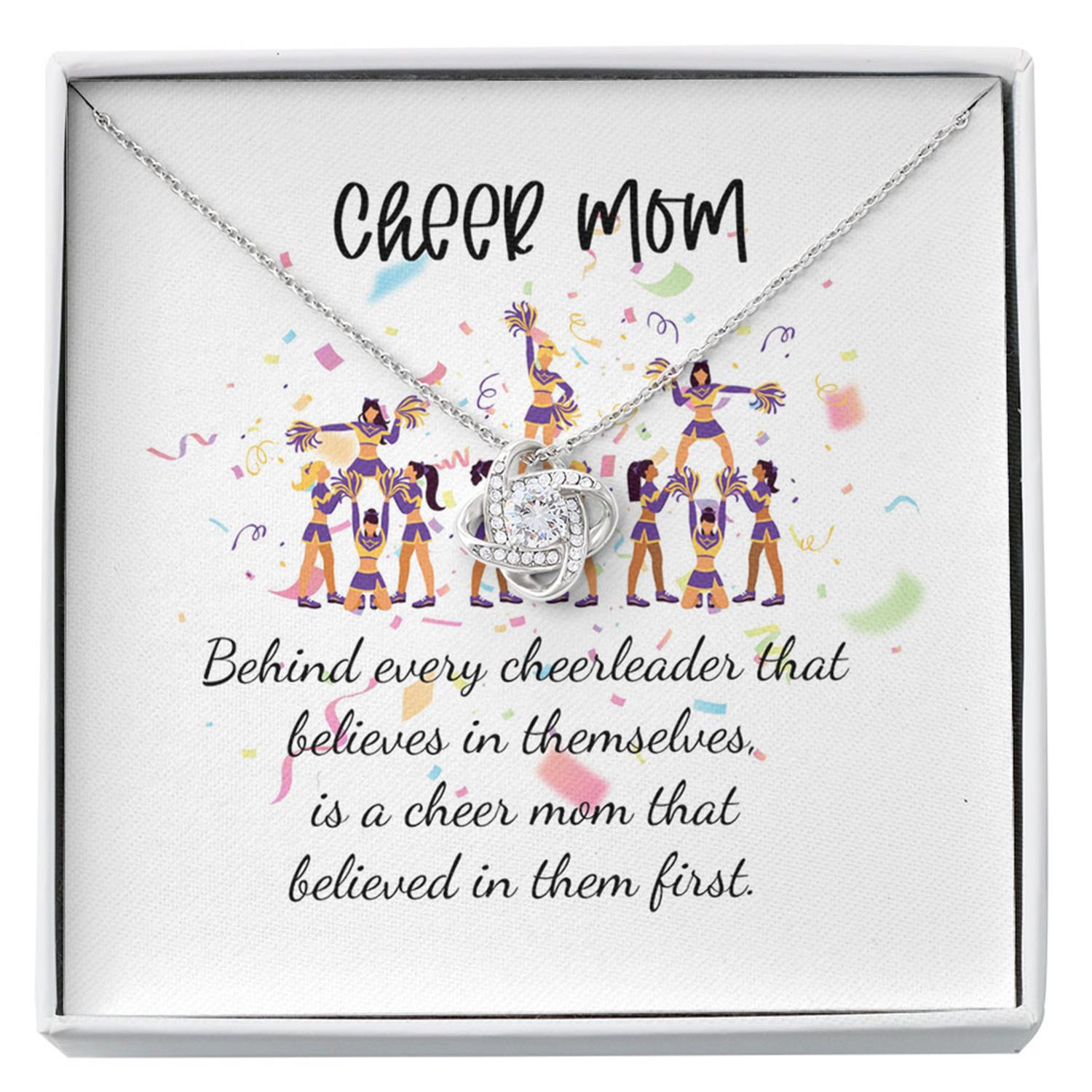 Mom Necklace, CHEER MOM NECKLACE Sweet Cheer Mom Gift Cheer Leader Necklace Sports Quote Gift Custom Necklace