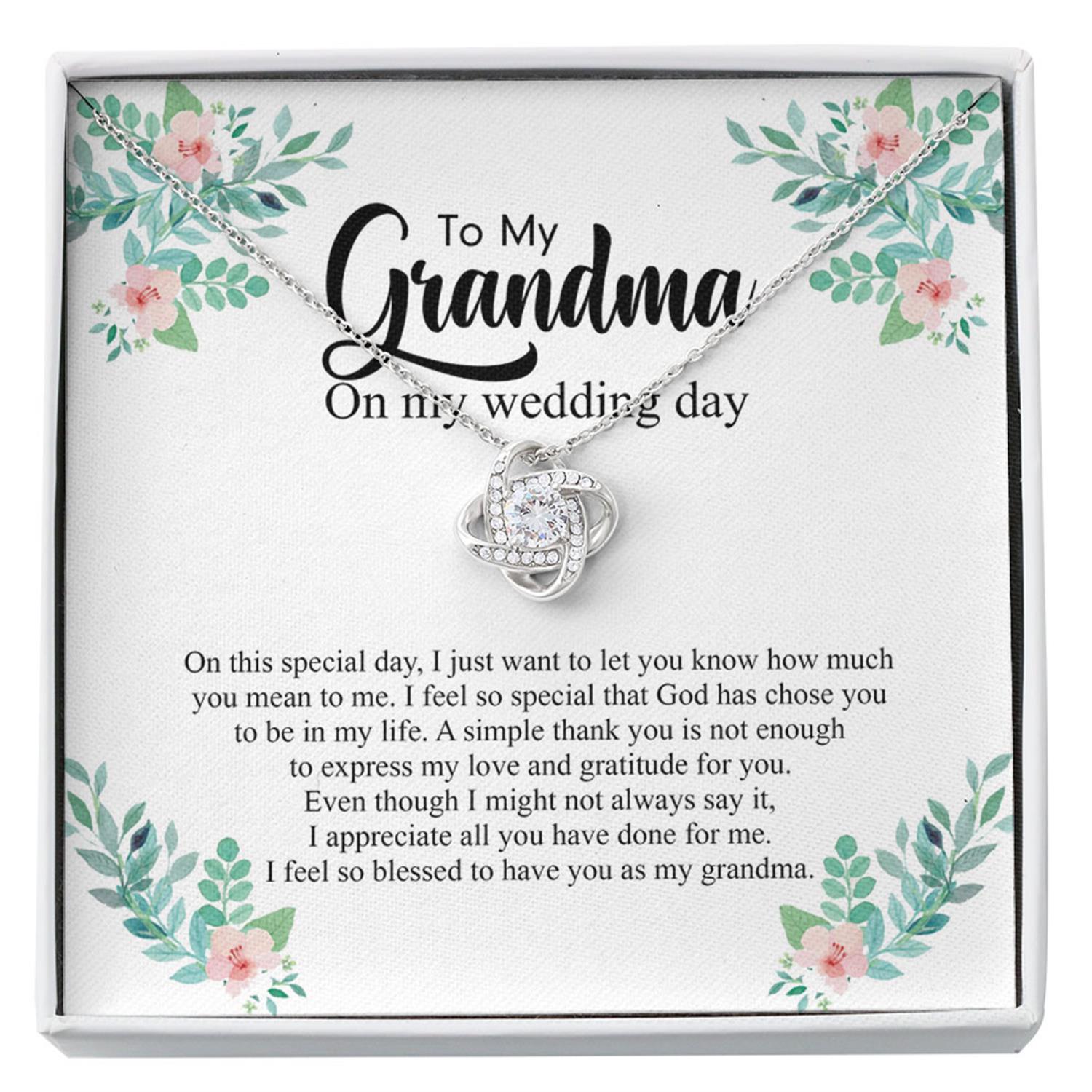 Grandmother Necklace, Grandmother Of The Bride Gift Necklace, Grandma Of The Groom Gift, Grandmother Wedding Gift, Nana, Grammie Custom Necklace