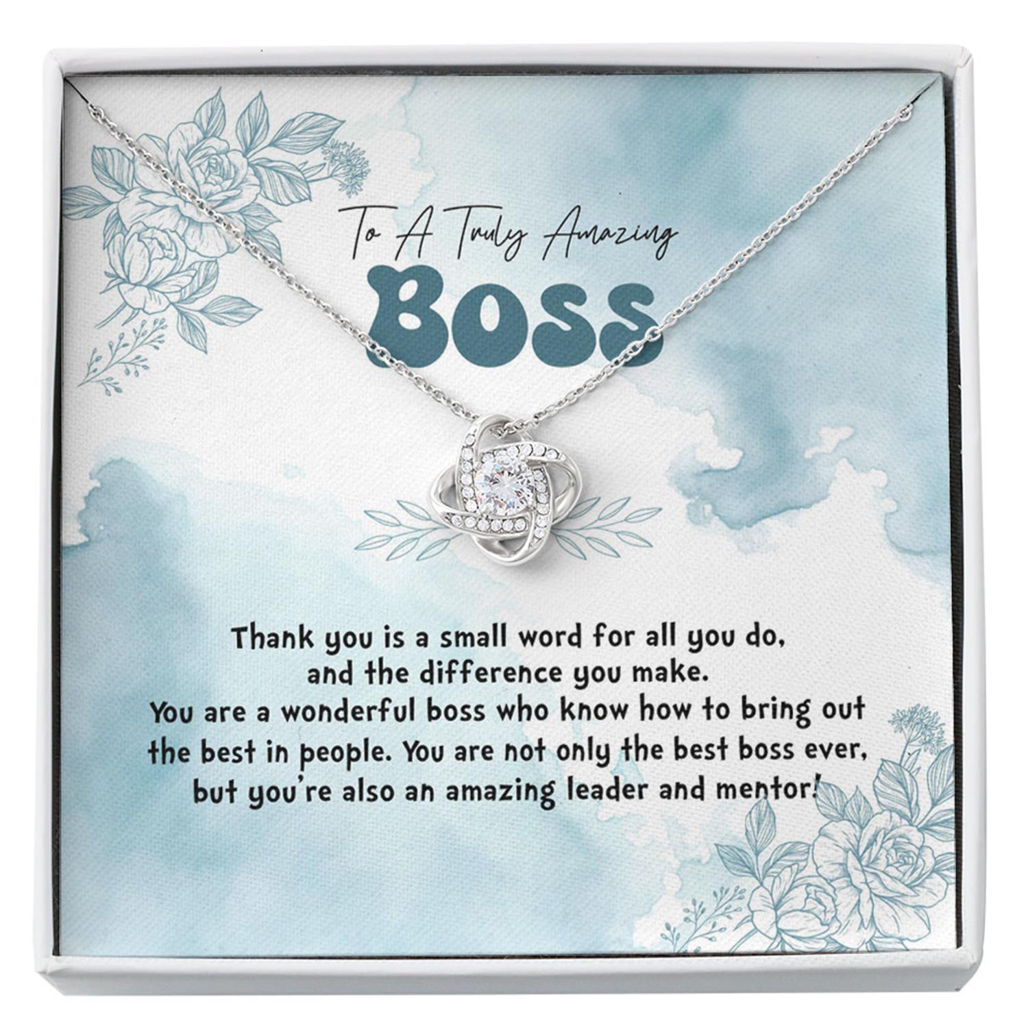 Boss Necklace Gift For Women Boss, Necklace, Boss Lady Gift, Appreciation Thank You Gift For An Amazing Boss Custom Necklace