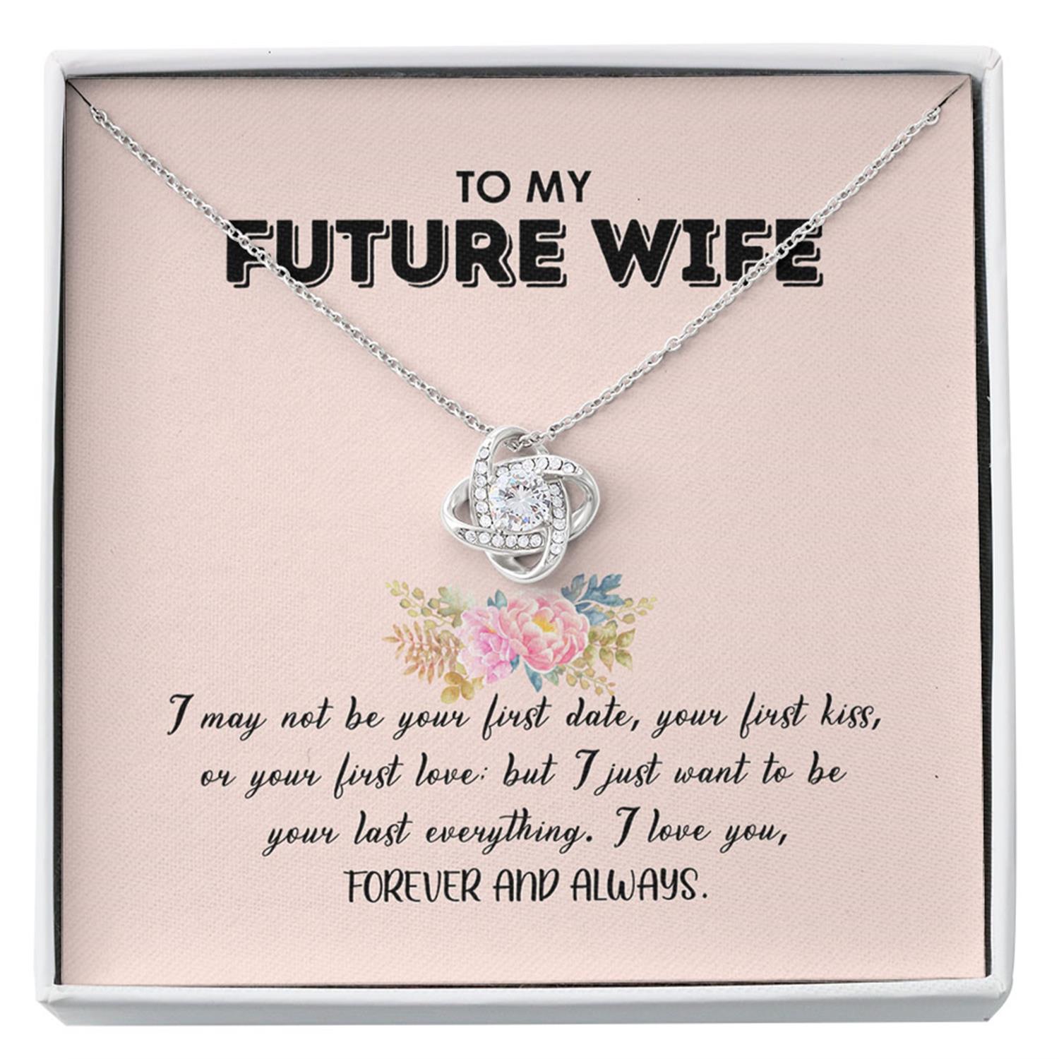 Future Wife Necklace, To My Future Wife Necklace, Engagement, Sentimental Gift For Bride From Groom Custom Necklace