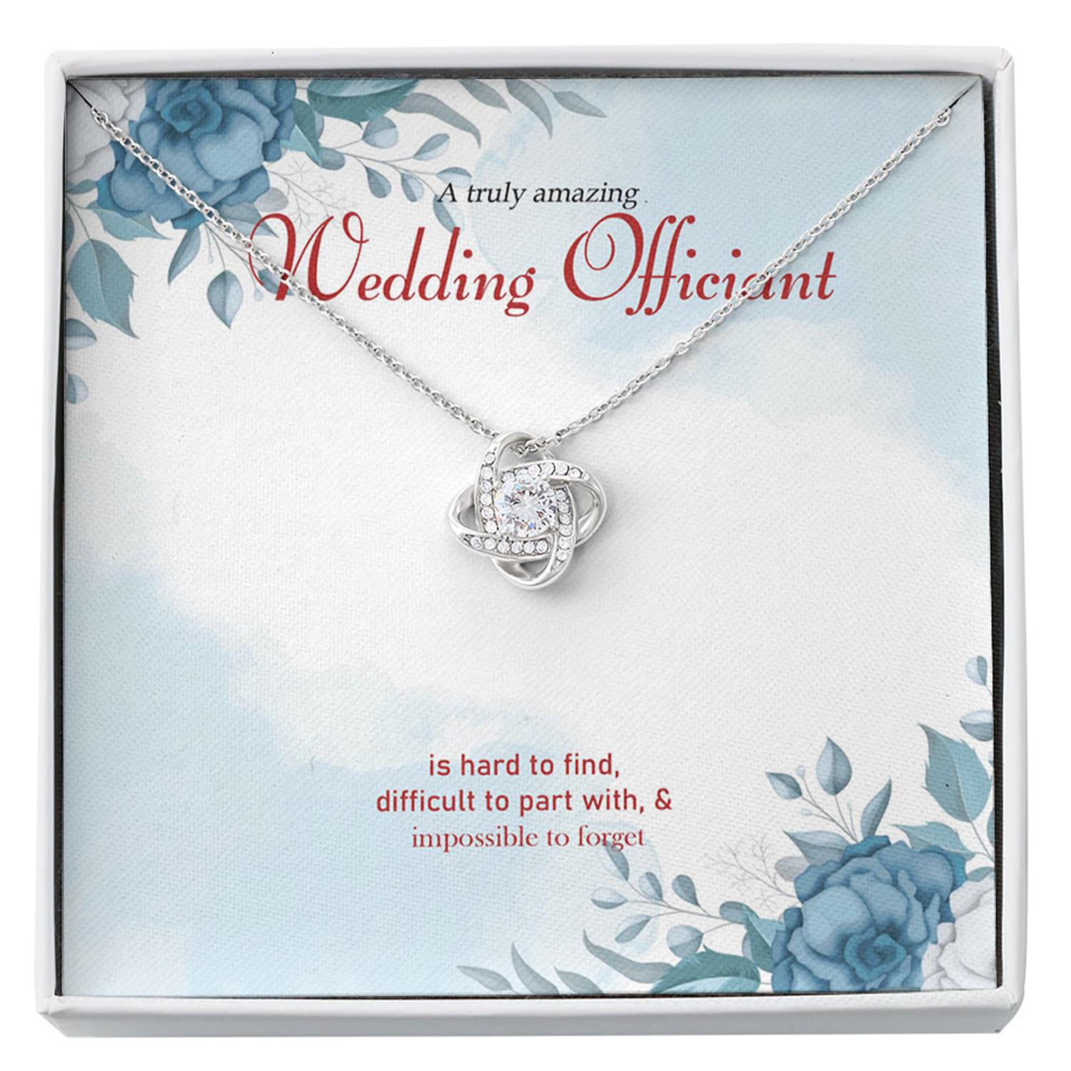 Wedding Officiant Necklace Gift, A Truly Amazing Wedding Officiant Appreciation Custom Necklace