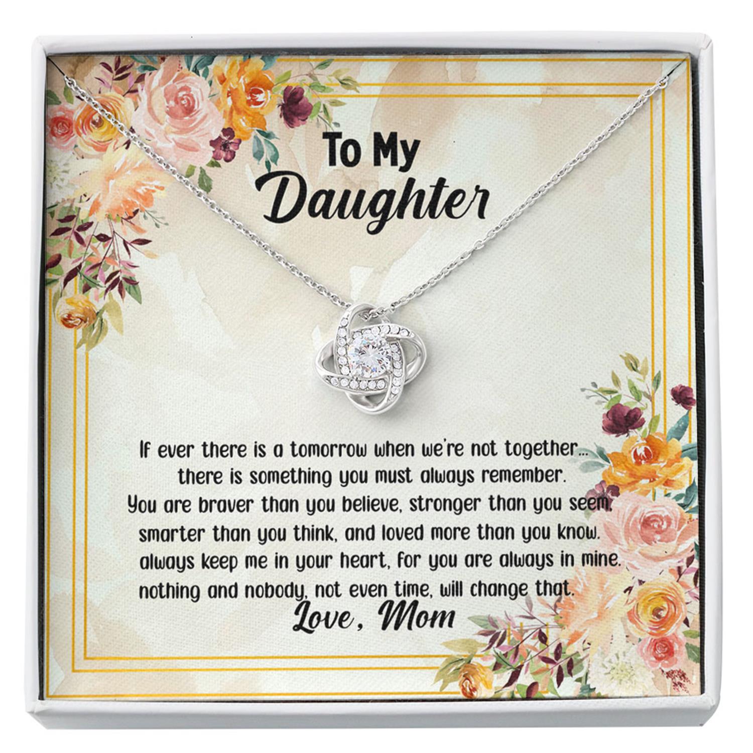 Daughter Necklace, To My Daughter Necklace Gift For Daughter From Mom, Daughter Mother Necklace, Daughters Custom Necklace