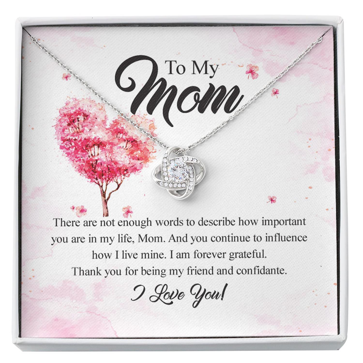 Mom Necklace, To My Mom Necklace Gift, Necklace For Mom, Mother's Day Gift, Necklace For Mother Custom Necklace
