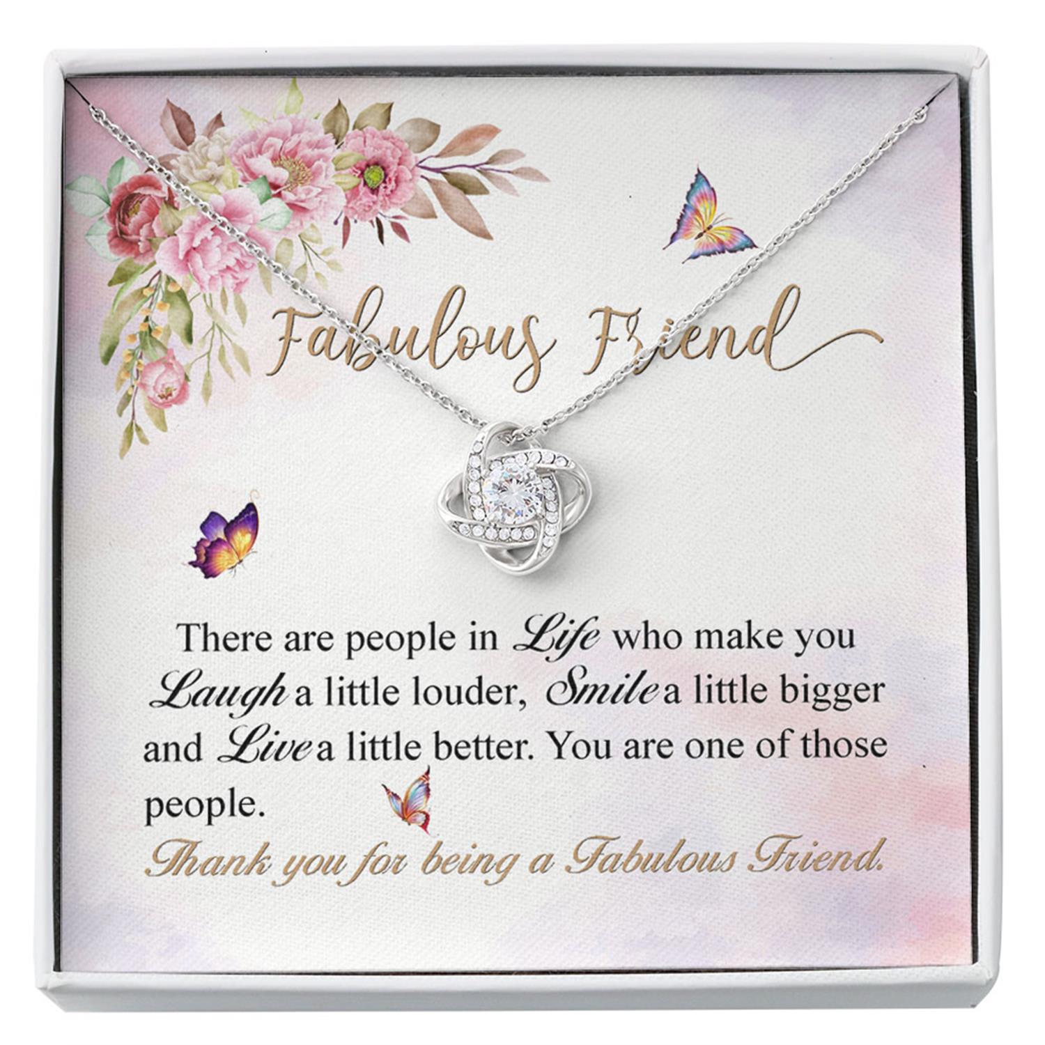 Friend Necklace, To My Fabulous Friend Necklace Gift, Necklace Gift For Friend, Friendship Gift Custom Necklace