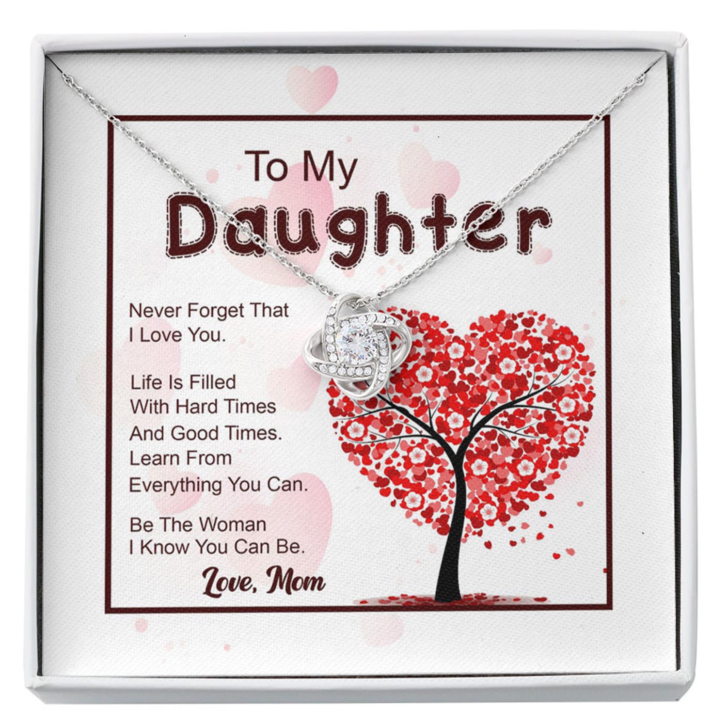 Daughter Necklace, Gift For Daughter: Gift From Mom To Daughter, Daughter Necklace, Mother Daughter Custom Necklace