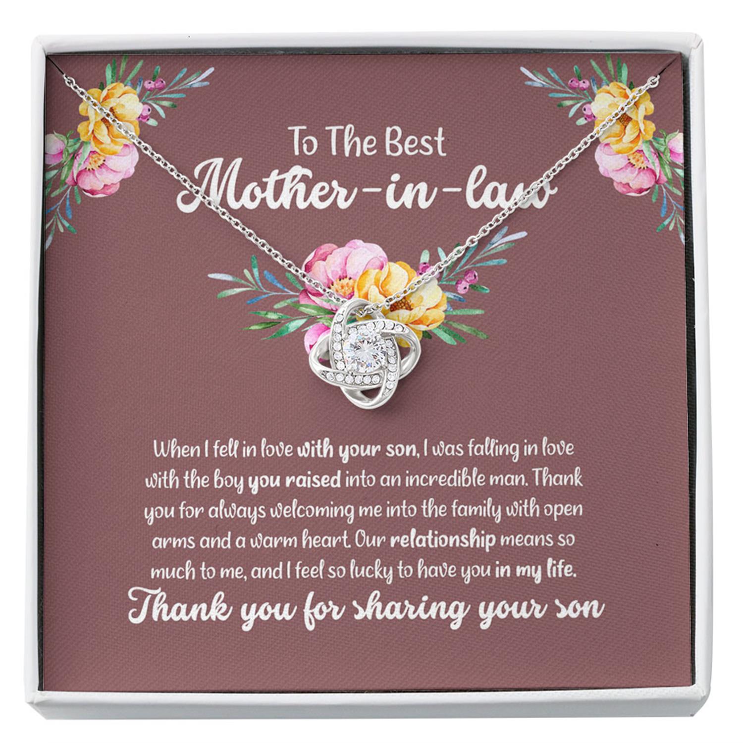 Mother-in-law Necklace, Special Mother In Law Necklace, Unique Mother In Law, Thoughtful Mother In Law Gift, Gift For Mother In Law Custom Necklace
