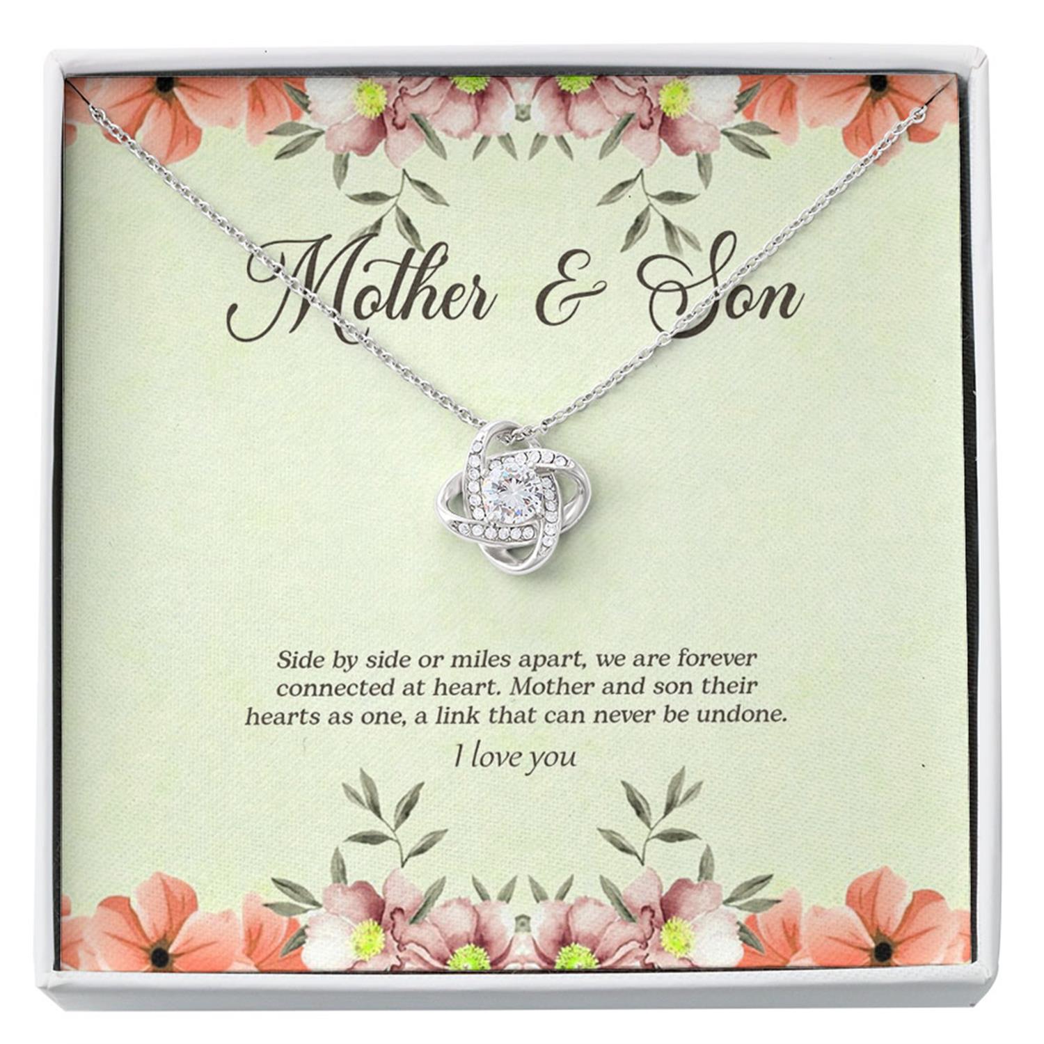 Mom Necklace, Necklace Mother & Son, Mom Gifts From Son, Gift For Mom From Son, Mother Necklaces From Son, Sentimental Gifts For Mom From Custom Necklace