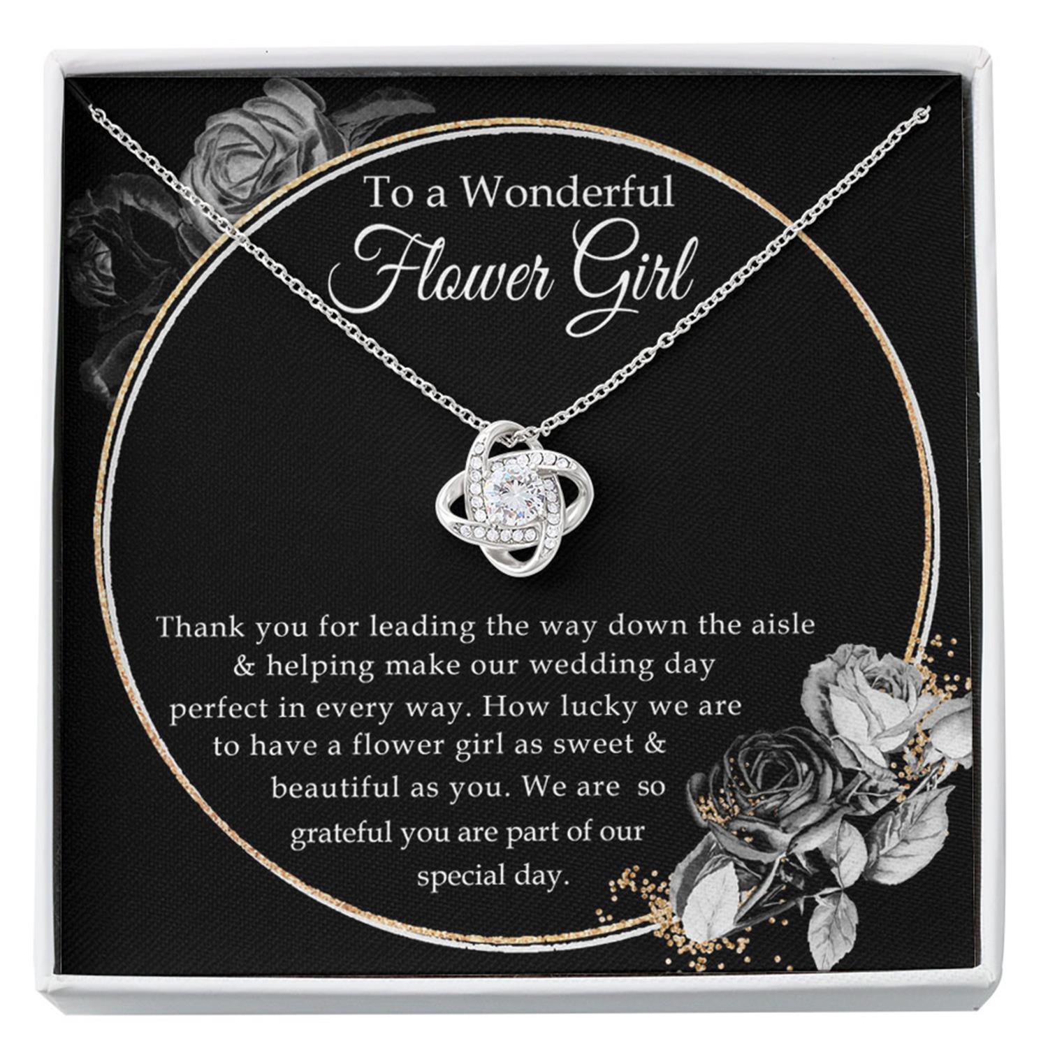 Flower Girl Gift Flower Girl Necklace, Flower Girl Thank You Gift Flower Girl Wedding Gift, Single Pearl Necklace, Bridal Party Custom Necklace