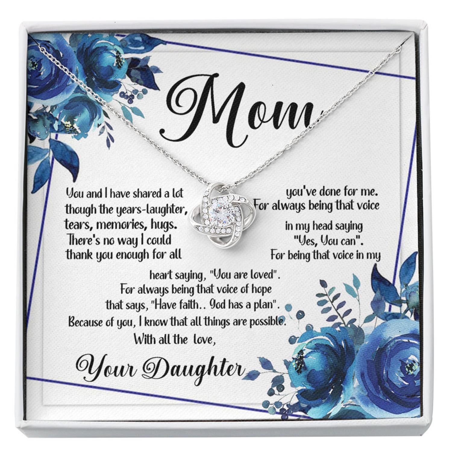 Mom Necklace, Gift For Mom From Daughter, Mother Daughter Necklace, Mom Gift From Daughter, To My Mother, Mother's, Best Mom Custom Necklace
